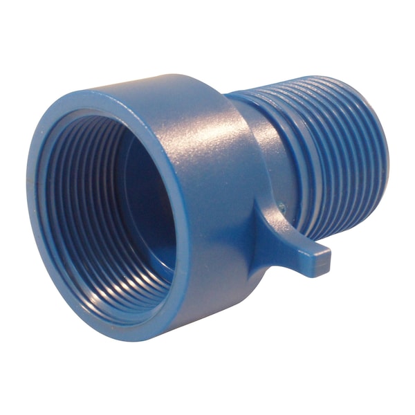 1-1/2 In. Blue Polypropylene Twister Insert X FPT